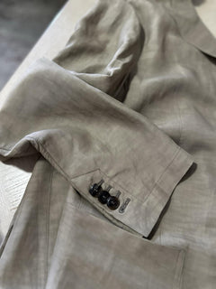 Giorgio Armani Men Light Sport Coat Jacket Blazer Beige 46R US/56R Eu NWT $2595