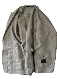 Giorgio Armani Men Light Sport Coat Jacket Blazer Beige 46R US/56R Eu NWT $2595