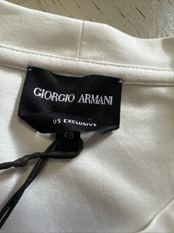 NWT Giorgio Armani Mens T Shirt White 48 Eu/S-M US Made In Italy