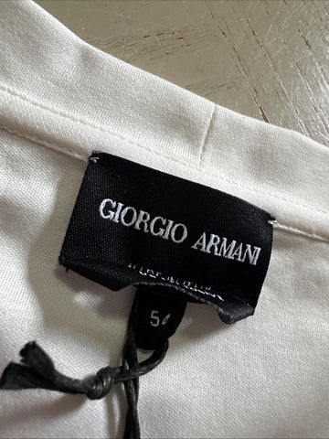 NWT Giorgio Armani Mens T Shirt White 54 Eu/XL US Made In Italy