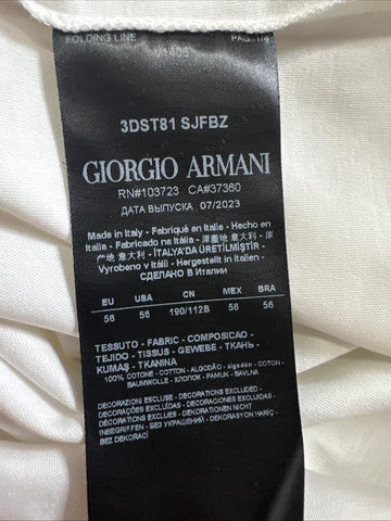NWT Giorgio Armani Mens T Shirt White 56/XXL US Made In Italy