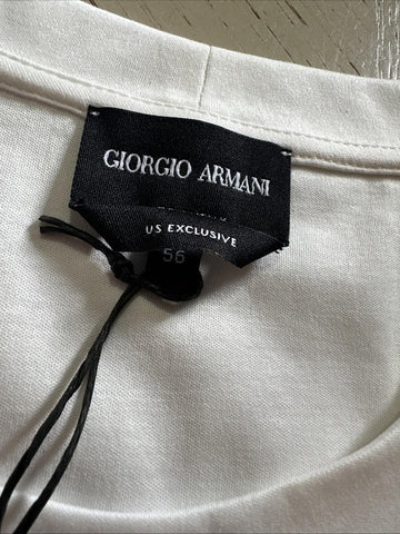 NWT Giorgio Armani Mens T Shirt White 56/XXL US Made In Italy