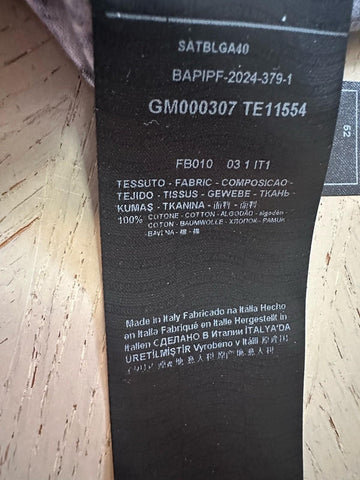 NWT Giorgio Armani Logo Print Men T Shirt Navy/White 50 Eu/L US Italy