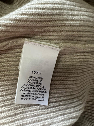 New $1995 Brunello Cucinelli Ribbed Cashmere Crop Sweater Vest LT Brown XL