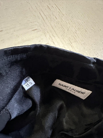 NWT $1550 Saint Laurent Men OVERSIZE SHIRT Black 39/15.5 ( Regular Size XXL )