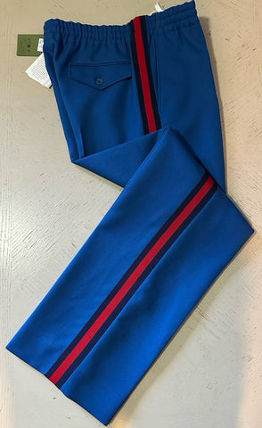 Gucci Men’s Drawstring Dress Pants Blue 32 US/48 Eu New $1200