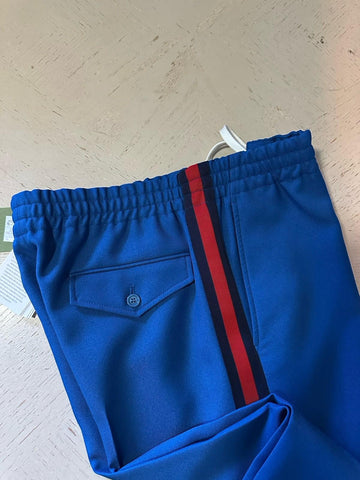Gucci Men’s Drawstring Dress Pants Blue 32 US/48 Eu New $1200