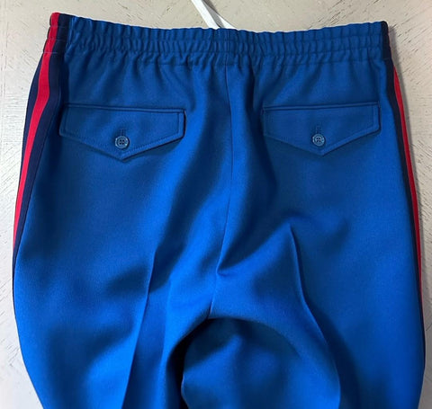 Gucci Men’s Drawstring Dress Pants Blue 32 US/48 Eu New $1200