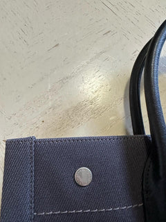 New $1900 Saint Laurent RIVE GAUCHE NORTH/SOUTH TOTE BAG Dark Gray 632539