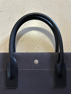 New $1900 Saint Laurent RIVE GAUCHE NORTH/SOUTH TOTE BAG Dark Gray 632539