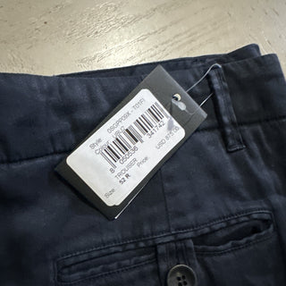 NWT $875 Giorgio Armani Men Linen/Cotton Jogging Cargo Pants Navy 36 US/52 Eu