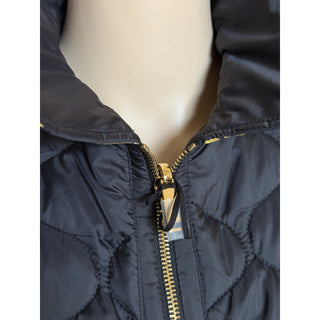Versace Reversible Barocco Palm Quilted Jacket Black Gold 50 Euro 1022974 NWT