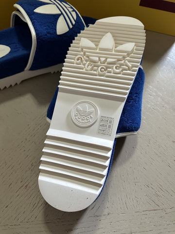 NIB Gucci x adidas Mens Sandal Shoes Blue 11 US/10 UK 702412
