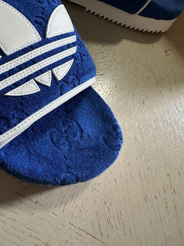 NIB Gucci x adidas Mens Sandal Shoes Blue 11 US/10 UK 702412