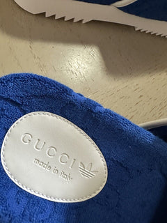 NIB Gucci x adidas Mens Sandal Shoes Blue 11 US/10 UK 702412