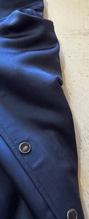 New $3250 Isaia Men’s Wool & Silk Jacket Coat DK Blue 40R US/50R Eu Italy
