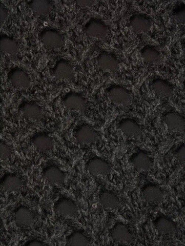 New $5395 Brunello Cucinelli Cashmere Cable Knit Sweater Dress Charcoal Size S