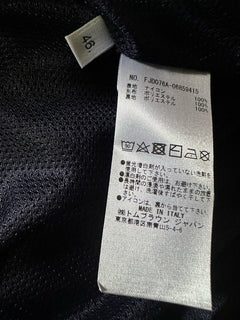 New $1200 Thom Browne Pleated Skirting A-line Dress Black Size 46/10 Italy