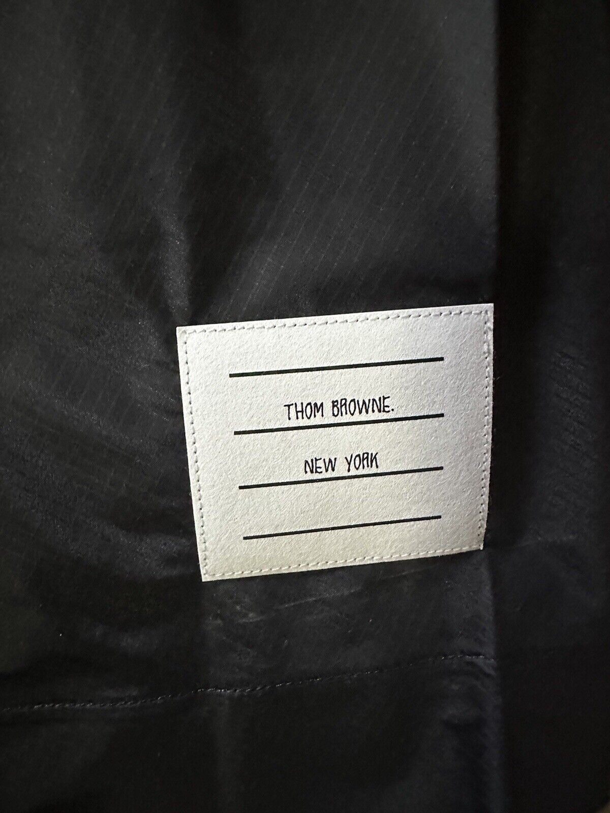 New $1200 Thom Browne Pleated Skirting A-line Dress Black Size 46/10 Italy