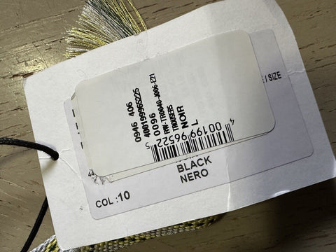 New $650 LANVIN  Men Logo Printed Joggers Pants Black Size L Italy