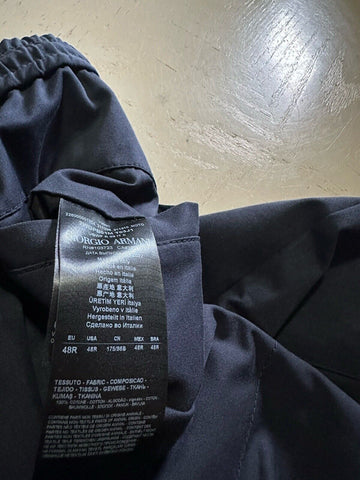 NWT $1045 Giorgio Armani Men Drawstring Bermuda Short Pants Navy 32 US/48 Eu