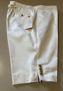 NWT $1010 Thom Brown Men Sold Bermuda Short Pants White Size 3 ( L )