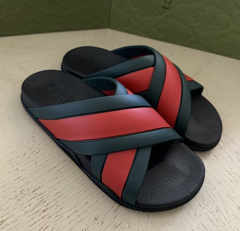 NIB  Gucci Women’s Sandal Shoes Red/Green 9 US ( 39 Eu ) 627820