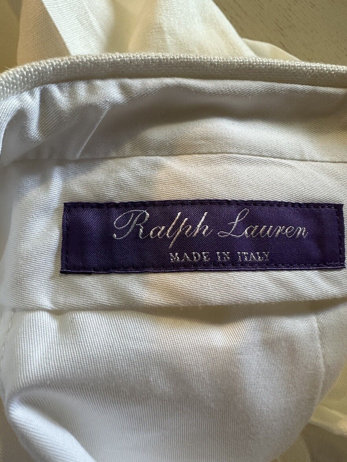 NWT  Ralph Lauren Purple Label Men’s Linen Pants White 36 US/52 Eu Italy