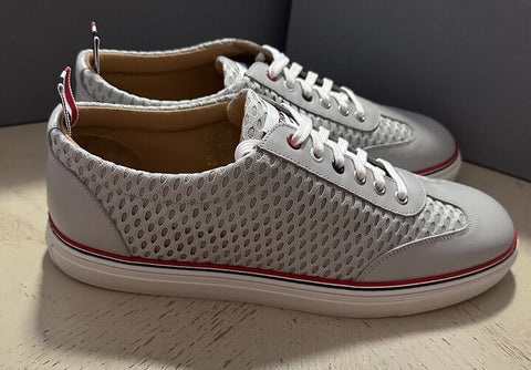 NIB Thom Browne Men Leather & Mesh Training Sneakers Shoes Gray 11 US/44 Eu Ita