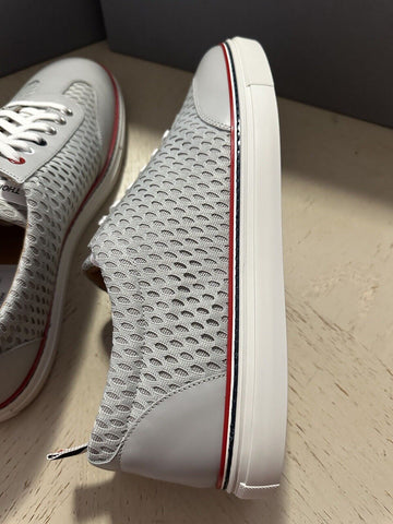 NIB Thom Browne Men Leather & Mesh Training Sneakers Shoes Gray 11 US/44 Eu Ita