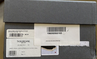 NIB Thom Browne Men Penny Espadrille Loafers Shoes Black 9 US/42 EU Spain
