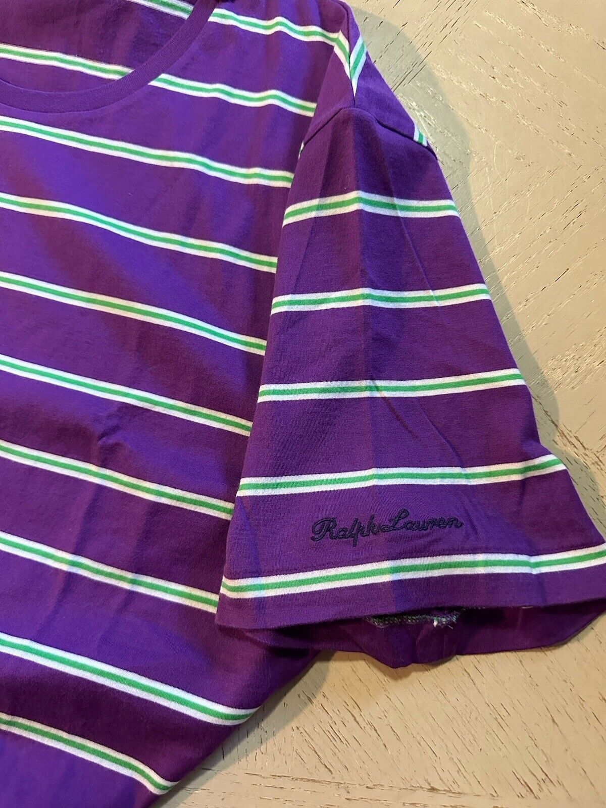 NWT Ralph Lauren Purple Label Men's Cotton T-Shirt Purple Size S