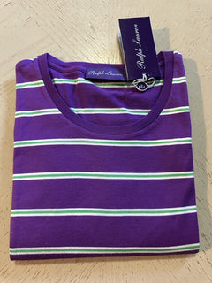 NWT Ralph Lauren Purple Label Men's Cotton T-Shirt Purple Size L
