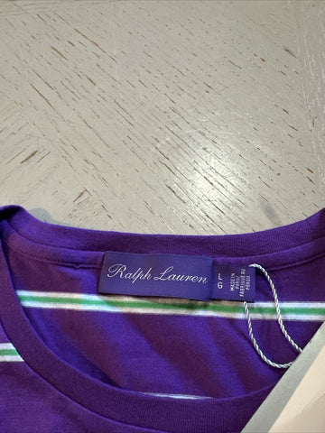NWT Ralph Lauren Purple Label Men's Cotton T-Shirt Purple Size L