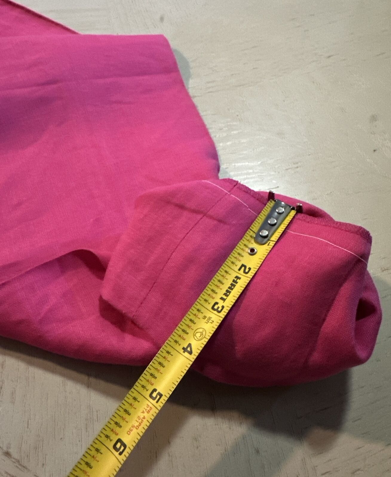 NWT  Ralph Lauren Purple Label Men’s Linen Pants Summer Pink 32 US/48 Eu Italy