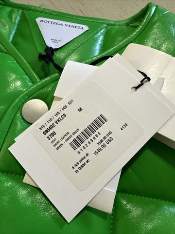 New $3100 Bottega Veneta Men’s Puffer Jacket Vest Green Size M Italy