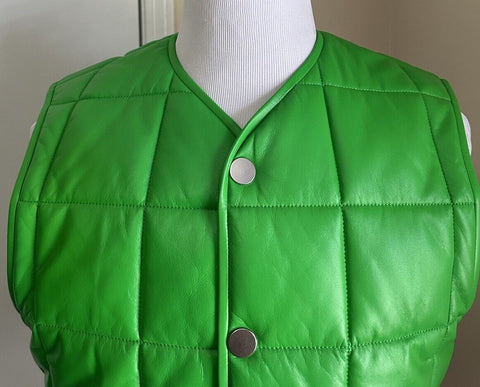 New $3100 Bottega Veneta Men’s Puffer Jacket Vest Green Size M Italy