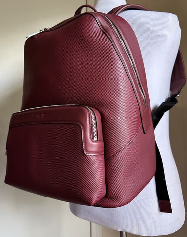 New $2550 Bottega Veneta Leather Backpack Bag Burgundy Italy