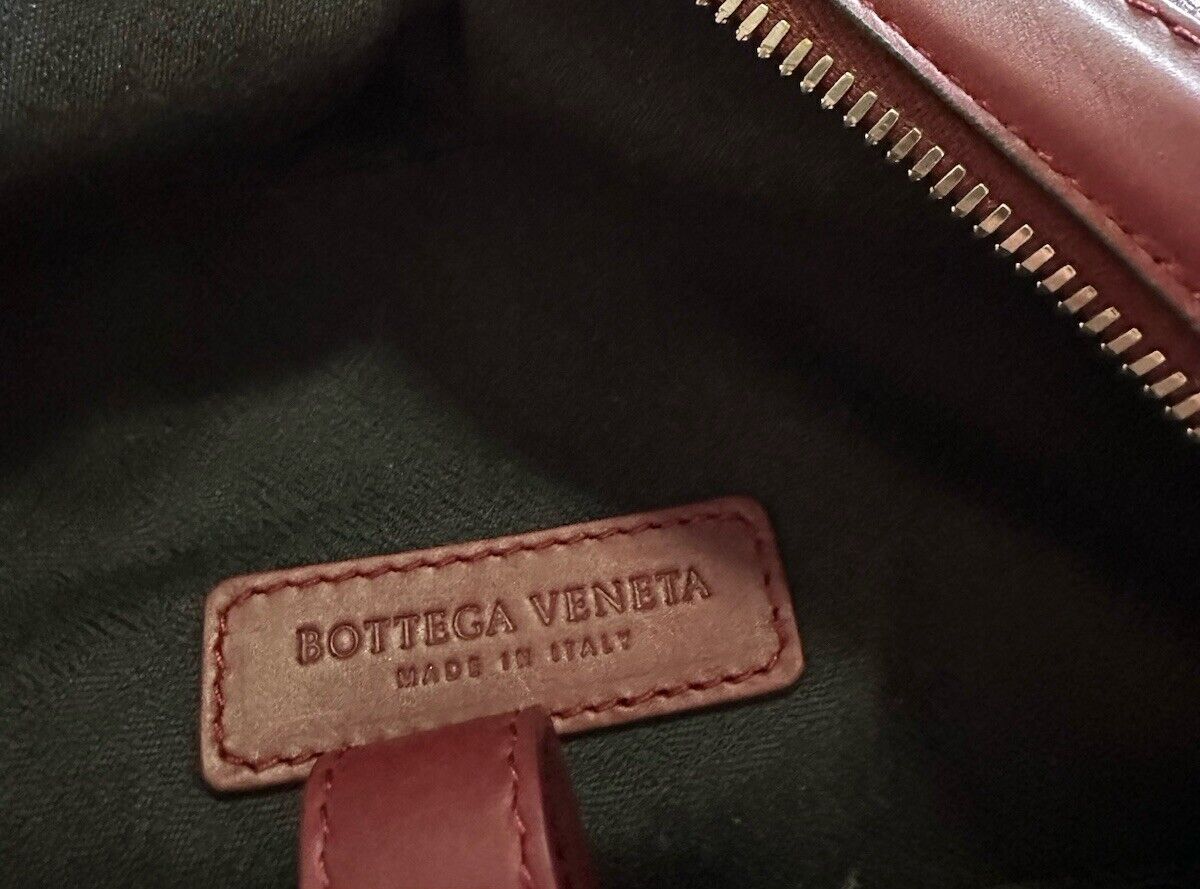 Bottega Veneta Leather Backpack Bag Burgundy Italy 585931 New $2550