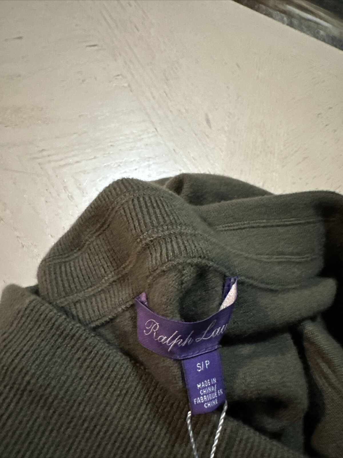 New $995 Ralph Lauren Purple Label Men’s Drawstring Jogging Pants Olive S