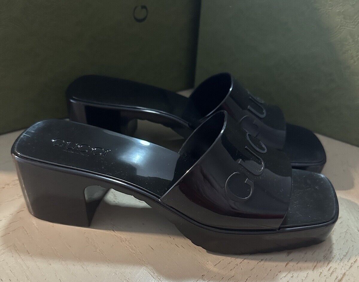 Gucci Women’s Sandal Shoes Black 7 US ( 37 Eu ) 624730 New