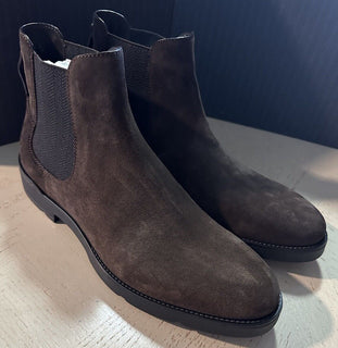 Ermenegildo Zegna Suede light weight Boots Shoes DK Brown 10 US/43 Eu New $850