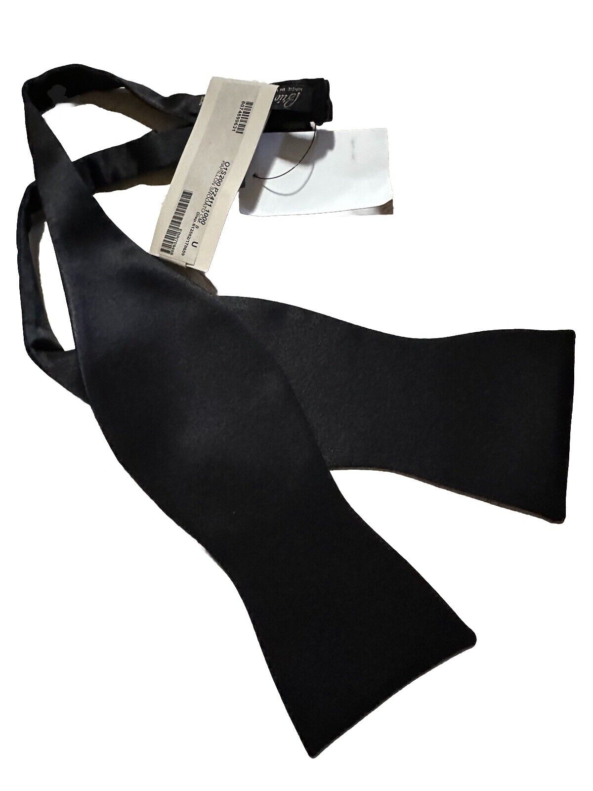 Brioni Silk Bow Black New $390 Made in Italy
