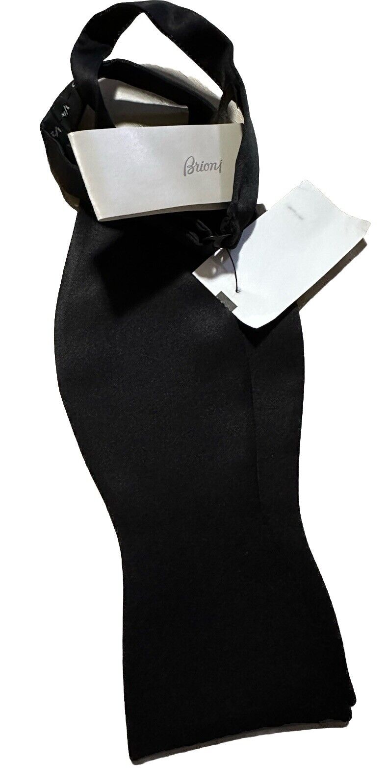 Brioni Silk Bow Black New $390 Made in Italy