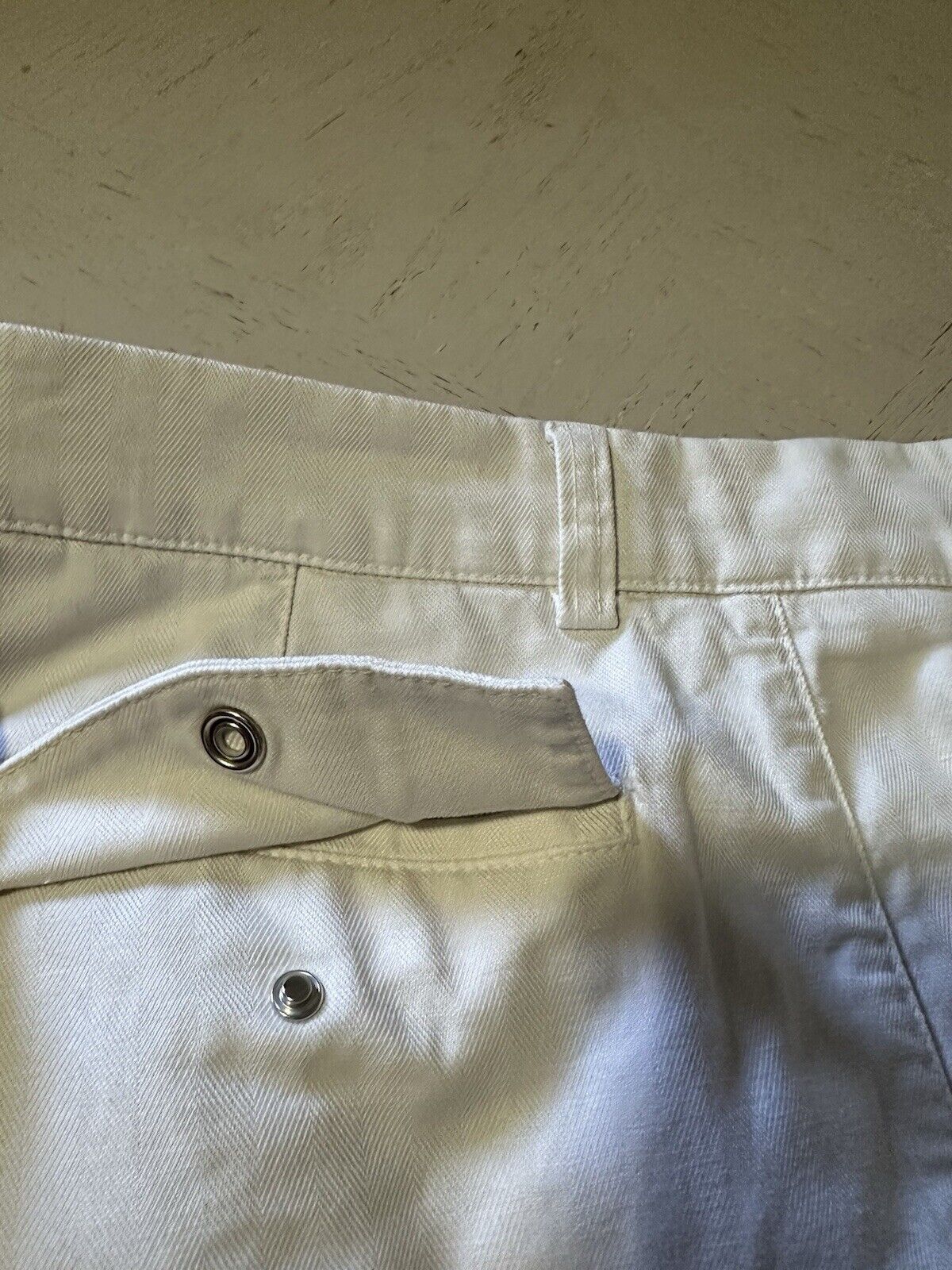 Brunello Cucinelli Men Short Pants Off White 50 Eu/Measured 36 US ) New $830