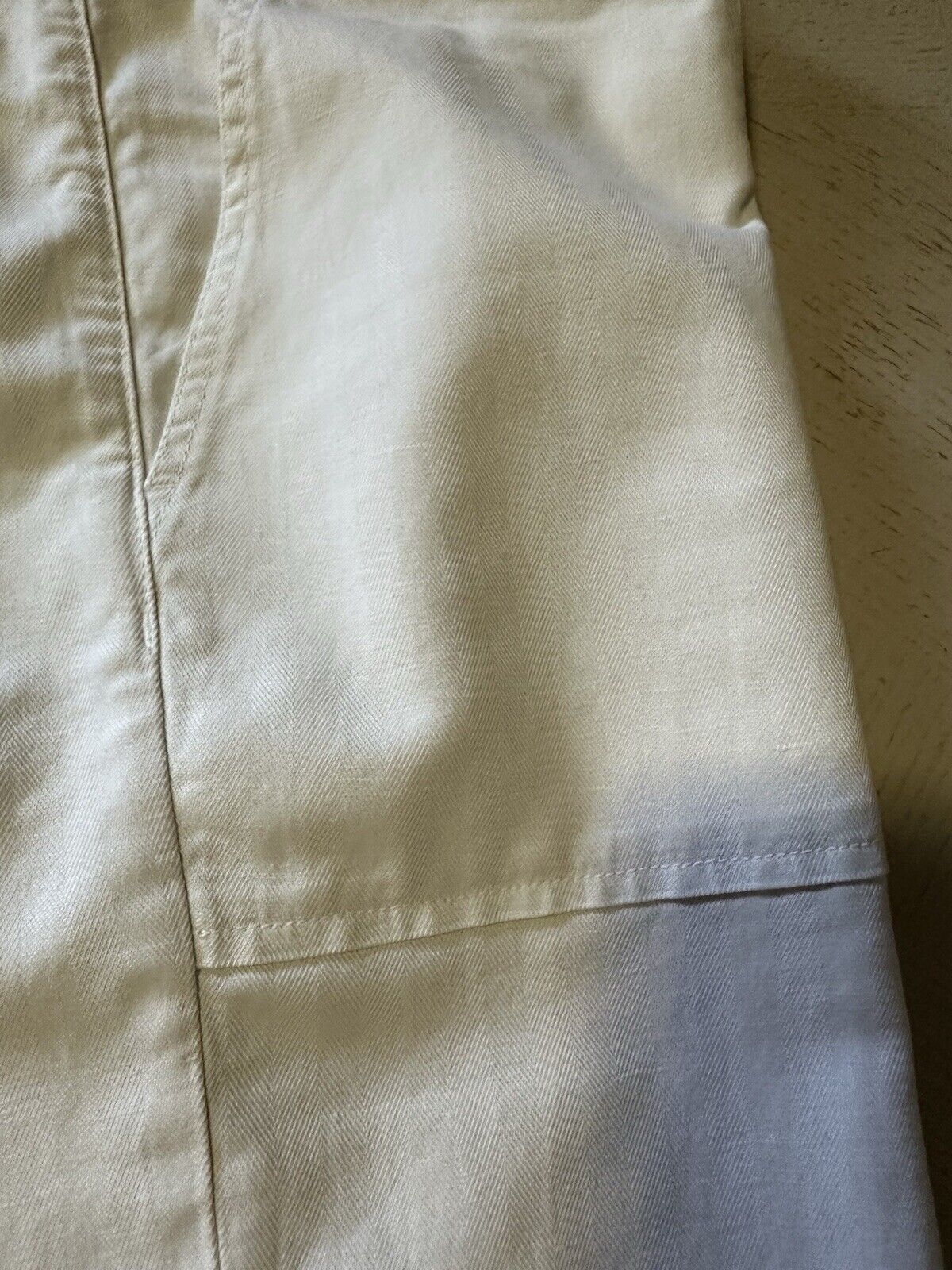 Brunello Cucinelli Men Short Pants Off White 50 Eu/Measured 36 US ) New $830