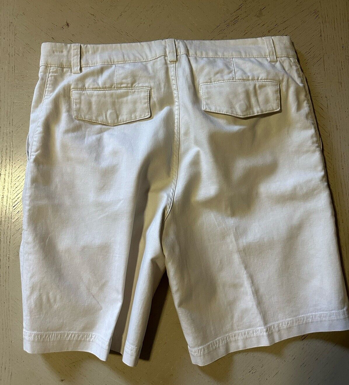 Brunello Cucinelli Men Short Pants Off White 50 Eu/Measured 36 US ) New $830