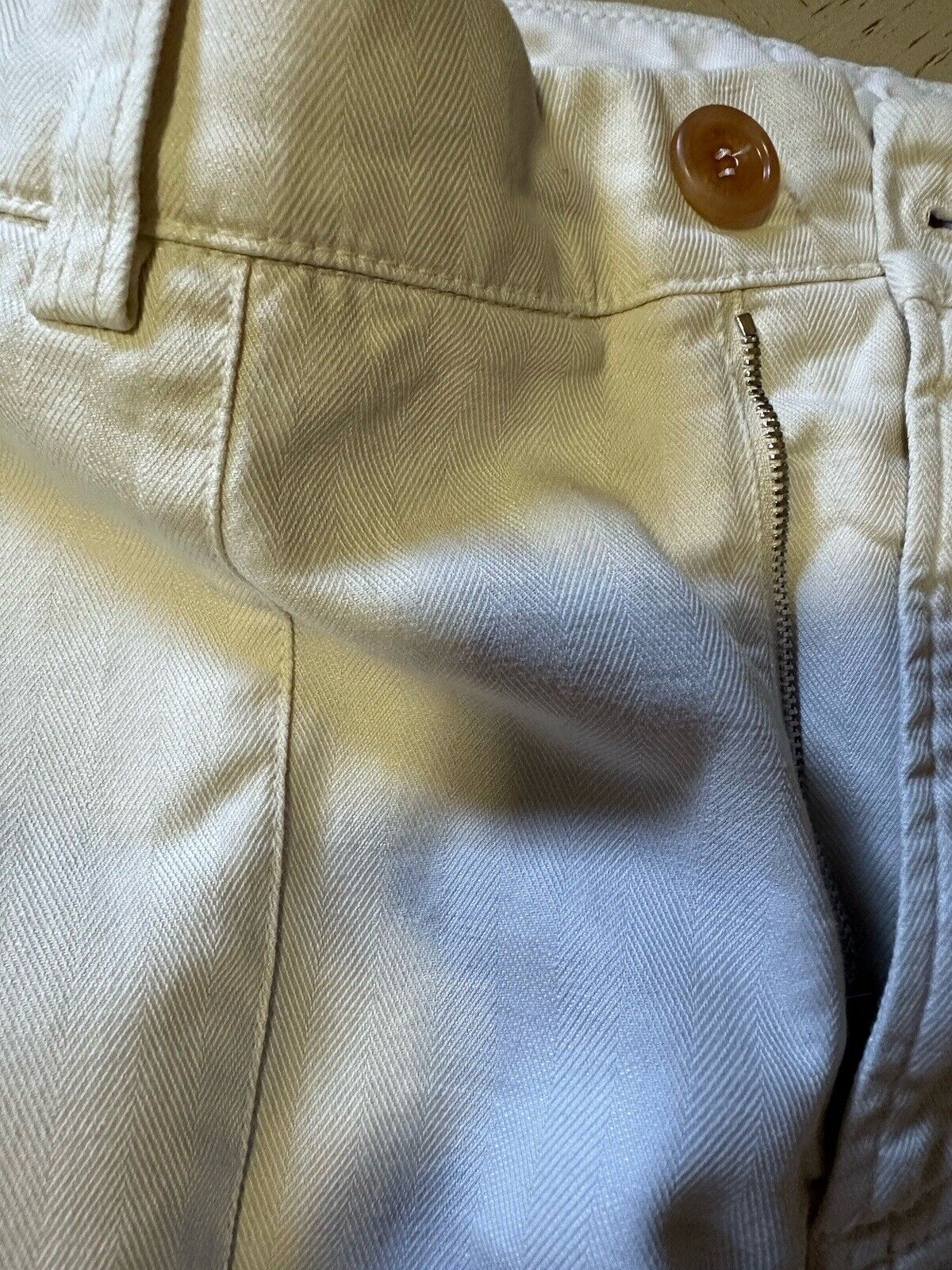 Brunello Cucinelli Men Short Pants Off White 50 Eu/Measured 36 US ) New $830