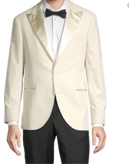 Brunello Cucinelli Men’s Corduroy Blazer Off White 42R US ( 52R Eu ) New $4995