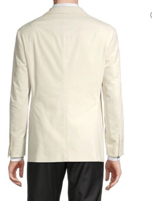 Brunello Cucinelli Men’s Corduroy Blazer Off White 42R US ( 52R Eu ) New $4995